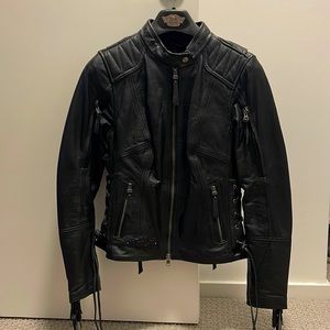 Harley Davidson Boone Fringed Leather Jacket